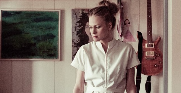 Greta Svabo Bech en su casa feroesa