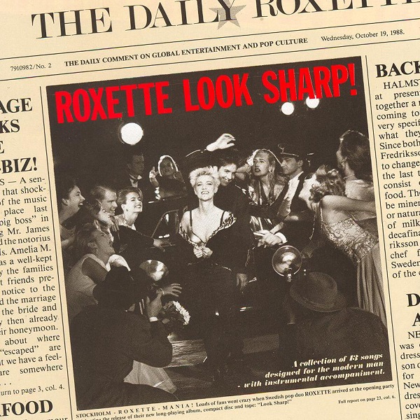 Portada de 'Look Sharp!', segundo álbum de estudio de Roxette