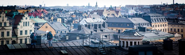 Estocolmo desde los tejados. Foto de Tuukka Ervasti / imagebank.sweden.se