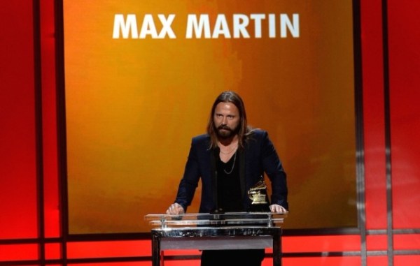 Max Martin recibiendo el Grammy 2015 al mejor productor del año. Foto: Getty Images