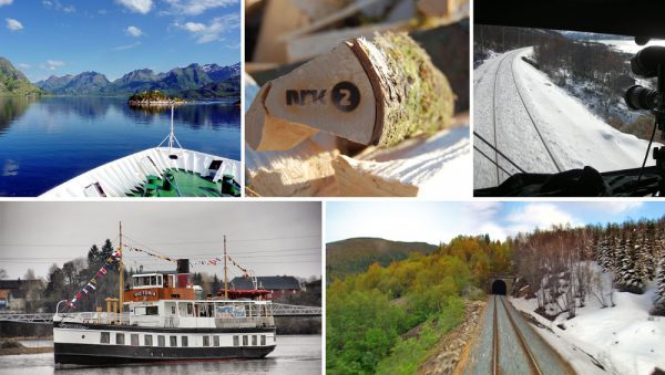 Imagen promocional de la televisión lenta noruega. Foto: NRK